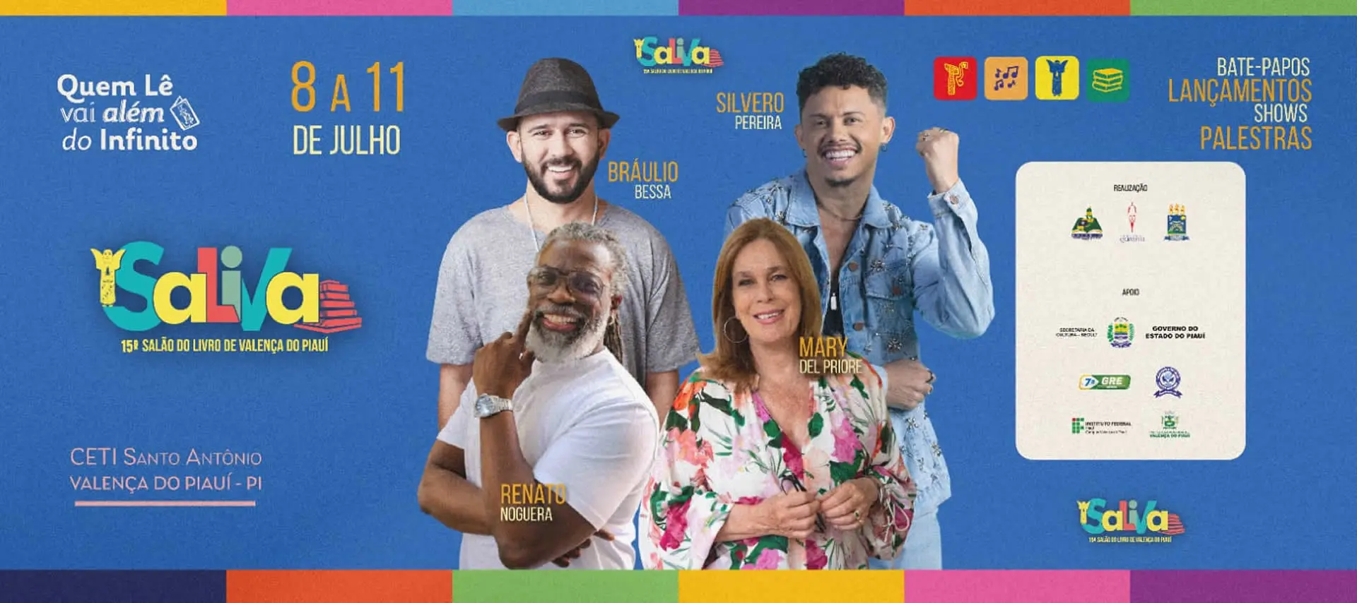 15º Salão do Livro de Valença do Piauí — 08 a 11 de Julho de 2026